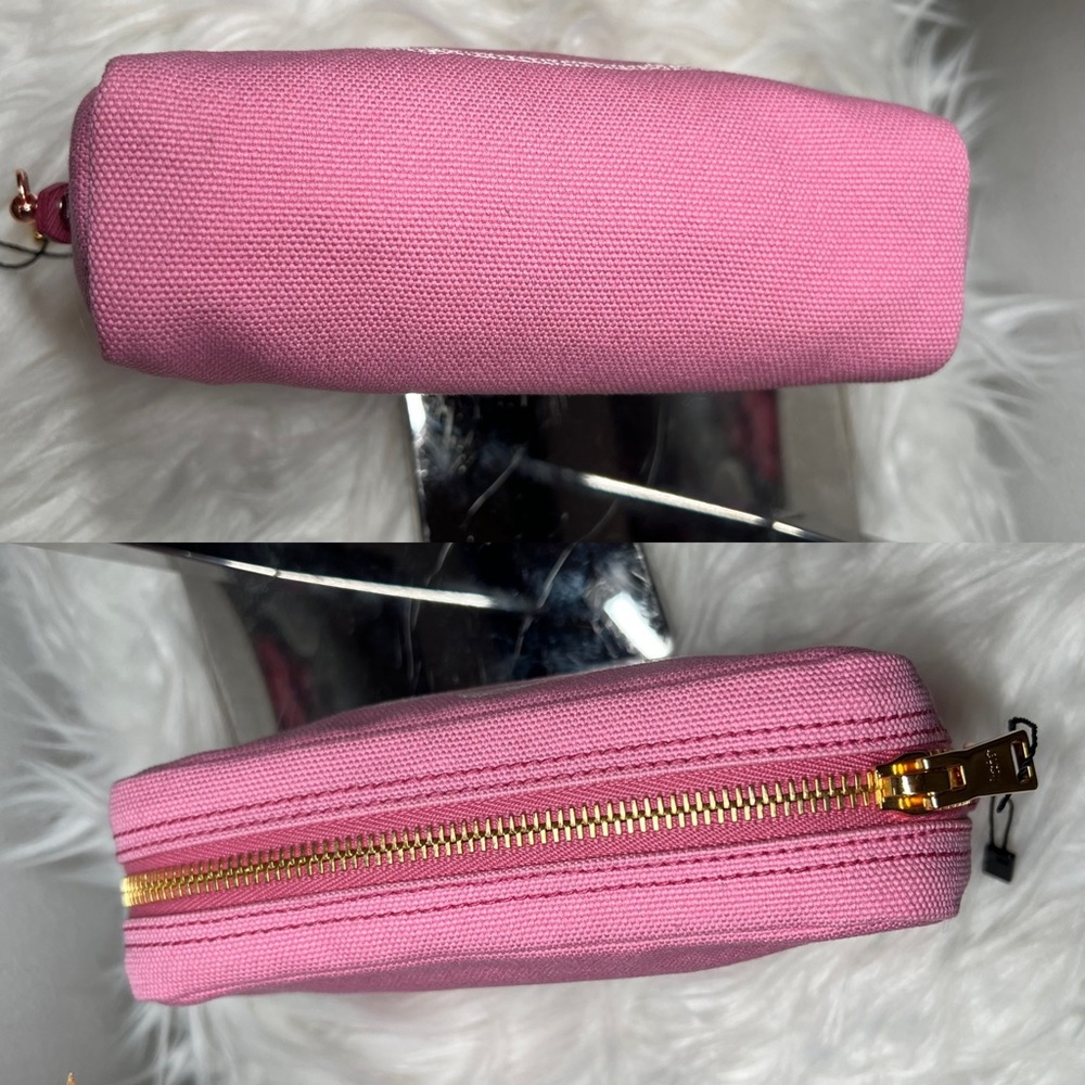 Authentic prada canapa logo pouch converted into crossbody/sling/shoulder bag - Picture 11 of 17
